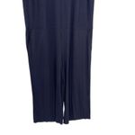 Eileen Fisher  Wide Leg Jumpsuit Fine Tencel Stretch Jersey Ink Blue Size Large Photo 5