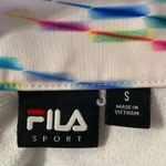 FILA multicolor neon rainbow performance quarter zip top size S Photo 10