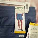 Orvis  Blue Drawstring Waist Pull On Chino Shorts Photo 5