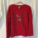 Creative Apparel Red Ball State University Long Sleeve Shirt Photo 0