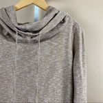Pursue Size Small Fitness Oversized Brown Cowl Neck Hooded Tunic Sweatshirt Photo 9