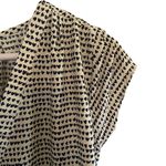 Oh! Mama medium blouse v neck maternity navy blue heart white tie back Photo 2