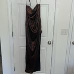 NWT Rumer Phoenix Maxi Dress in Bronze‎ Small Brown Photo 6