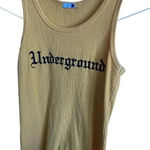 Underground Tan Sleeveless Scoop Neck Pullover Tank Top small Photo 0