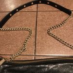 Rebecca Minkoff  Black & Gold Shoulder & Crossbody Leather Bag Photo 9