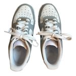 Nike  Air Force 1 White With Blue Splatter Low Air Force Womens Size 7 Photo 5