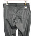 KanCan Petite Faux Leather Bootcut Pants Size 9/28 Black Mid Rise Y2K Style New Photo 3