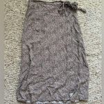 Urban Romantics  Wrap Skirt Tan Black Cheetah Animal Print Wrap Midi Animal Print Photo 0