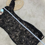 Tea & Cup NWT  Los Angeles Bodycon Sequined Cocktail Dress Longsleeve in Black M Photo 15