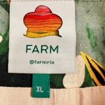 Farm Rio Tropical Leaves Linen-Blend Short Photo 5