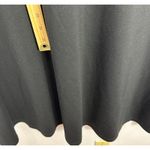 Lands' End  Dress 20W Black‎ V Neck A Line Midi Plus Fit Flare Workwear Minimalist Photo 4