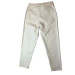 Eileen Fisher  Women's 8 White High Rise Stretch Ankle Organic Minimalist Capsule Photo 1