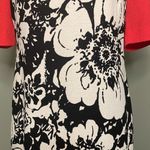 Taylor Women’s Dress Reddish/Orange Top, Black & White Flowers on Bottom Size 8 Photo 2