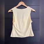 Wild Fable Cottage Core Yellow Lace Trim Keyhole Tie Flowy Women’s Tank Top Sz S NWOT Photo 1