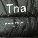 TNA Jacket Women Large Black Botanie Super Light Puffer Hooded Full Zip Packable Photo 9