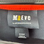 Anthropologie Maeve by  black long-sleeve sheath dress with red trim Photo 3