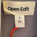 Open Edit  Mock‎ Neck Sleeveless Knit Top Crop Tank Neutral Everyday Chic Size S Photo 2