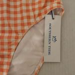 Southern Tide Swim Bottom Conch Shell Gingham High Rise Bikini Bottom Sz S NWT Photo 4