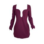 House Of CB  Marcella Corset Mini Dress, Merlot, Small Photo 7