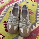 Skechers Sketchers Biker’s Lite Slip On Comfort Sneakers (Sz 9) Silver Suede Photo 1