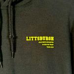 Team Juju Littsburg Black Graphic Unisex Hoodie Size S Yellow Photo 6
