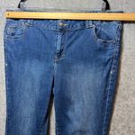Lane Bryant  Simply Straight Jeans Denim Blue Wash Comfort Stretch 24 Tall‎ Photo 1