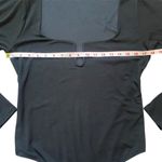 Good American  Black U-Ring Long Sleeve Bodysuit Photo 8