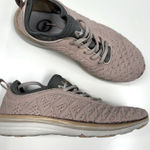 APL  Mauve Pink & Grey Contrast Running Shoes Sneakers Womens 8 Athletic Knit Photo 0