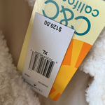 C&C California NWT C& C California White Teddy Faux Fur Sherpa Cozy Coat XL Ivory white Photo 7