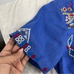 Johnny Was  women’s medium Florence Tunic Dress/top embroidery 100% linen Photo 13