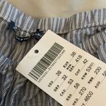 Brandy Melville  Blue Striped Wide Leg Pants Photo 1