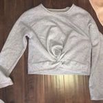 Aerie Cropped Twist Front Sweater Photo 0