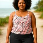 Stylish Pink and Black Swimsuit Photo 0