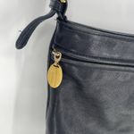 Stone Mountain Hampton Hobo Navy Blue Leather Crossbody Bag Purse Photo 3