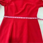 Black Halo  Petal Sleeve Dress in Chic Red,‎ Size 8 Photo 11