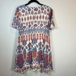 Show Me Your Mumu V-Neck Tunic Blouse Mini Dress Medallion Paisley Flowy Large Photo 10