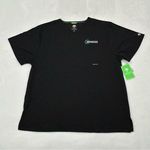 Healing Hands HH Works Medical Nurse Utility Scrubs Black Shirt Adult Unisex XL Photo 0