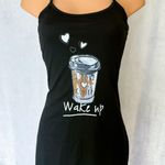 Boutique Black, Coffee Graphic, Pajama Gown Photo 0