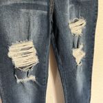 Dollhouse  Distressed High Rise Skinny Blue Jeans Size 7/8 Photo 7