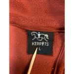 Kerrits  1/4 Zip Equestrian Fleece Womens Large Pullover‎ Sweater Red Horsey READ Photo 3