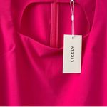 Likely NEW  Josephine Square Neck Mini Dress in Fuschia Pink sz 6 Photo 7