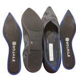 ROTHYS Women Pointed Toe Flats Knit Camo Blue Trim Comfort Shoes W8.5 Rare Work Gray Size 8.5 Photo 1