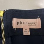 Philosophy 🎉Host Pick🎉  navy blue pencil ✏️ skirt. Photo 4