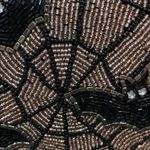From India To You | Beaded Bat w/ Spider Webs Shoulder Bag Black Photo 7