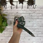 Vintage Seafoam Green Leatherwork Studden Boho Western Belt Photo 1