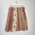 American Vintage Vintage 579 90s White Pink Green Paisley Patchwork A Line Mini Skirt 12 Photo 6