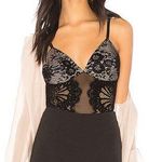 Revolve Black Lace Bodysuit Photo 0