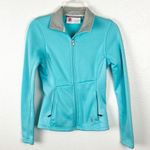 Spyder  Core Teal Long Sleeves Side Zip Pockets Full Zipper Jacket, Size XS Photo 0