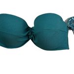 Shade & Shore Women's Green Lightly Lined Textured Bikini Top - Size 36C - NWT Photo 0