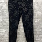 Soft Surroundings  Black Floral Metallic
Twilight Ponte Leggings Photo 1